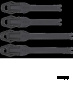 Ремешок-застежка для мотобот MX Boot Strap & Buckle Set 250/350 SCOTT мото black