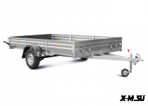 Прицеп для перевозки снегоходов, квадроциклов и вездеходов МЗСА 817718.012