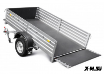 Прицеп для дачи и мототехники (с высоким бортом) МЗСА 817704.024