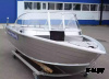 Алюминиевая моторная лодка Wyatboat-390 DCM увелич. борт