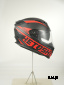 Шлем интеграл HETOSHI FF938 double visor Цв.Черно-красный Матовый р.L